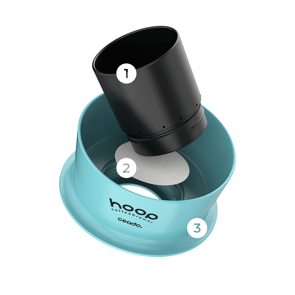 Ceado Hoop - black - Radial Infusion Brewer