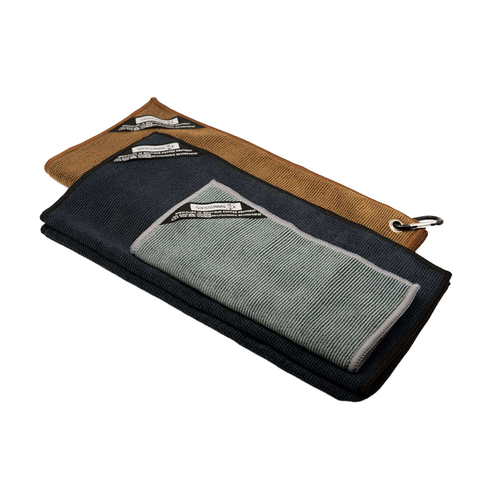 Hauck Barista Tools 4er Barista-Tuchset mit Clip-, Reinigungs- und Dampflanzen-Tuch