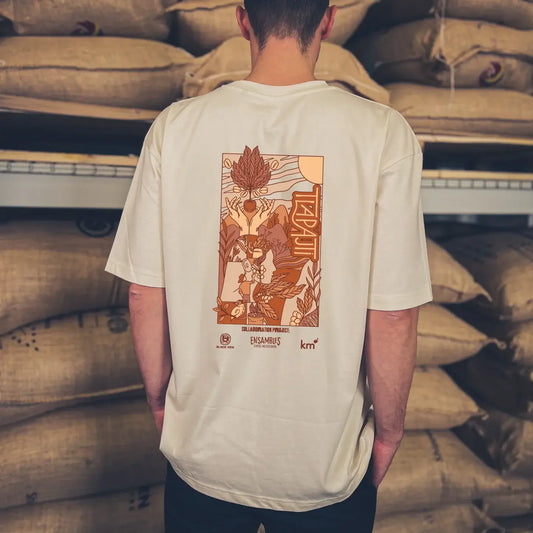 Ensambles Mexico x Kaffeemacher:innen x BLACK HEN Kollabo Shirt