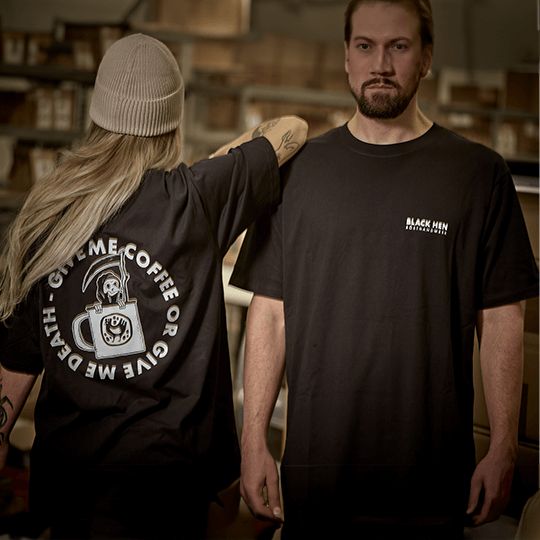 BLACK HEN "Give me..." T-Shirt
