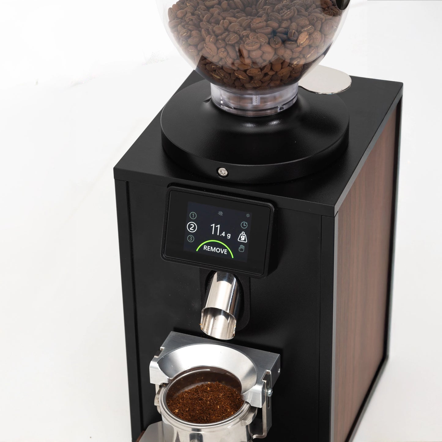 Bentwood H75 Grind by Weight Kaffeemühle Black Walnut