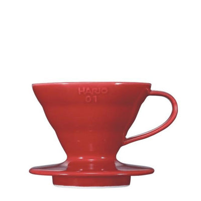 Hario V60 Ceramic red 01 - BLACK HEN Rösthandwerk